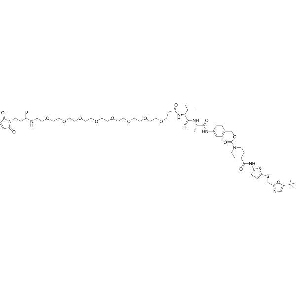 Maleimide-PEG8-Val-Ala-PAB-SNS032